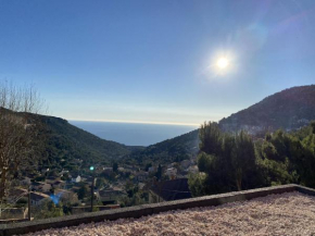 Bel appartement vue mer la turbie